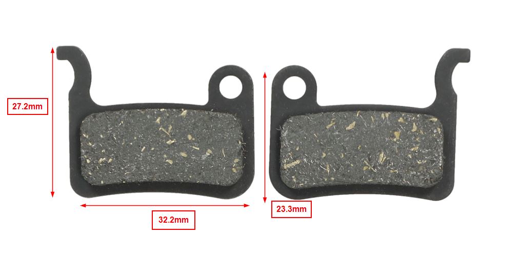Fatbike remblokken DMP Shimano – OUXI V8 en H9