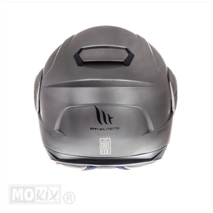 Helm MT Atom SV Systeemhelm Mat Titanium – maat S