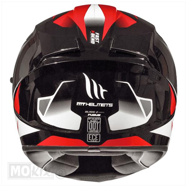 Helm MT Blade II SV Fugue Rood – maat S