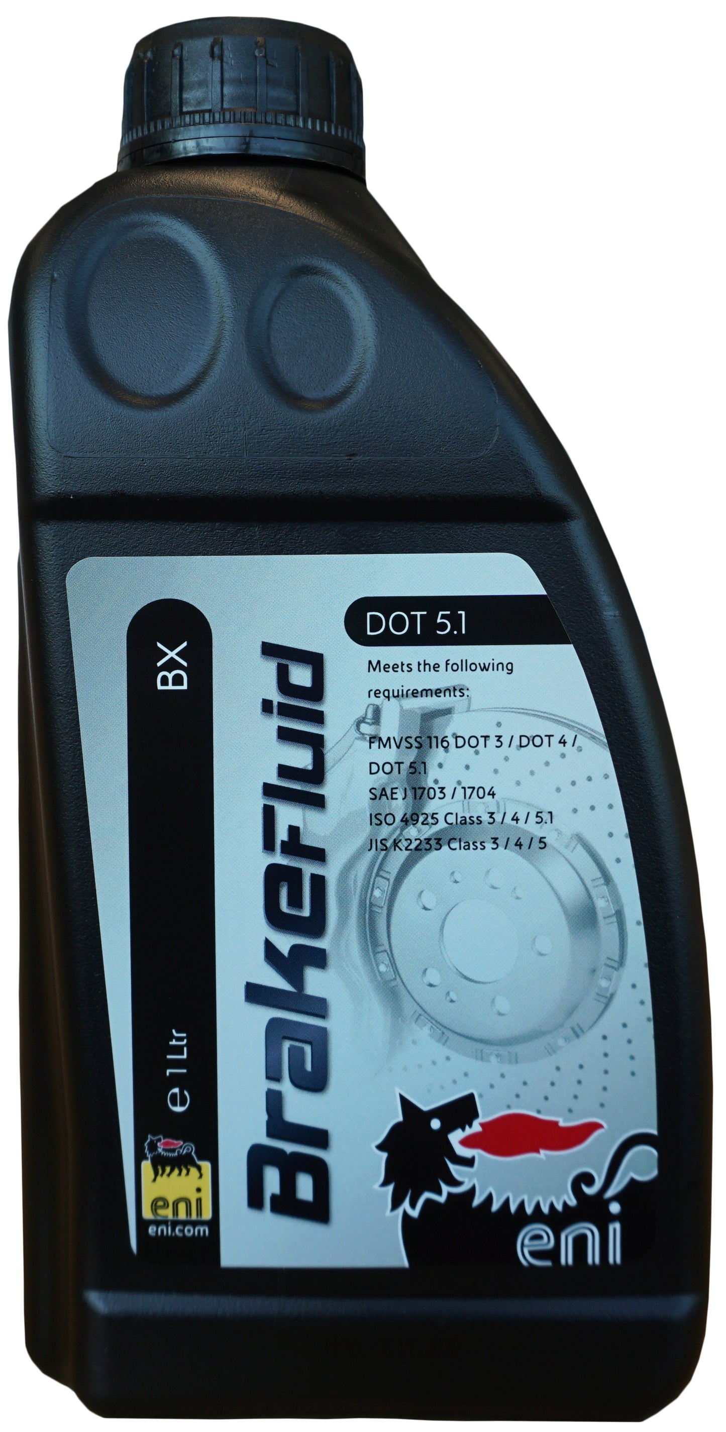 ENI Brake Fluid DOT 5.1 BX 1L – Remvloeistof SAE J 1703 FMVSS 116 DOT 5.1 ISO 4925 Class 05