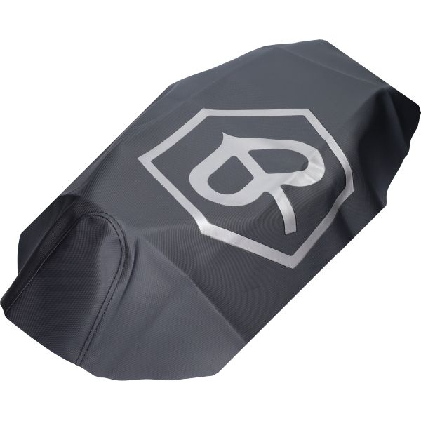 Buddydek met logo – Piaggio Zip en Zip2000 SP – Zwart Grijs Mat – Made in EU