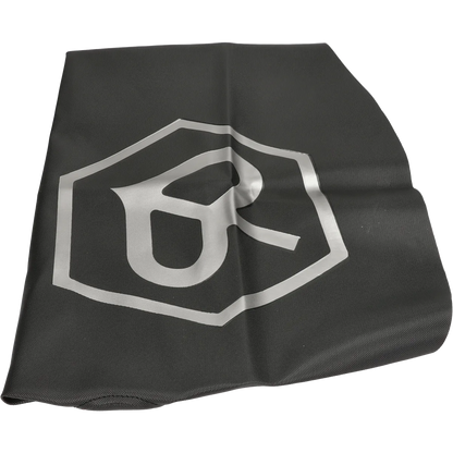 Buddydek met logo – Piaggio Zip en Zip2000 SP – Zwart Grijs Mat – Made in EU