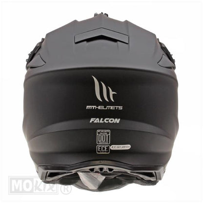 Helm Falcon Solid Mat Zwart – maat XL / XXL