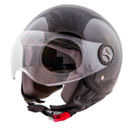 Helm Vito Jet Loreto Glans Zwart