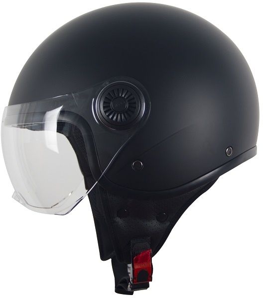 Helm Vito Jet Loreto mat zwart