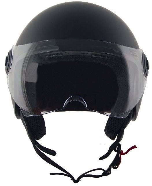 Helm Vito Jet Loreto mat zwart