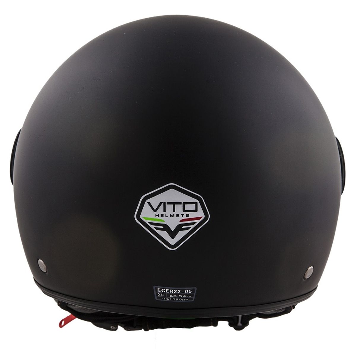 Helm Vito Jet Loreto mat zwart