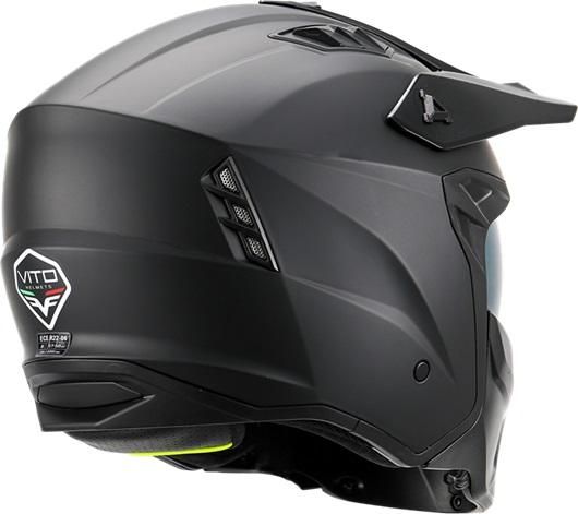 Helm Vito Jet Predator Mat Zwart / Nardo Grey