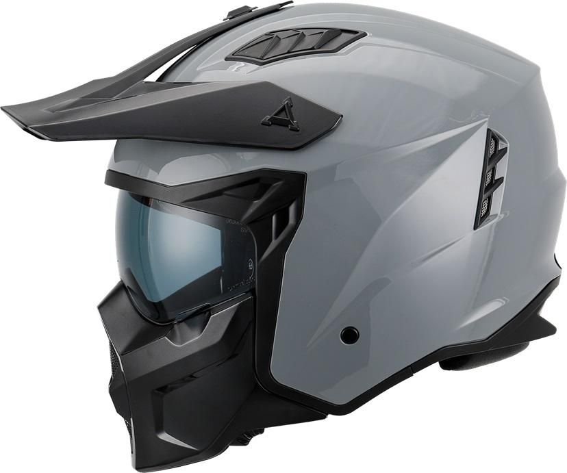 Helm Vito Jet Predator Mat Zwart / Nardo Grey