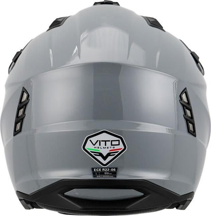 Helm Vito Jet Predator Mat Zwart / Nardo Grey