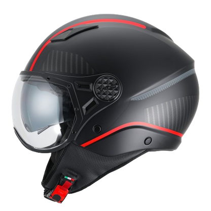 Helm vito jet lavori Zwart / Deco