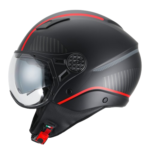 Helm vito jet lavori Zwart / Deco