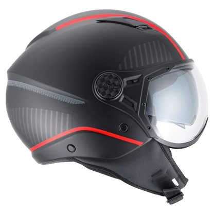 Helm vito jet lavori Zwart / Deco