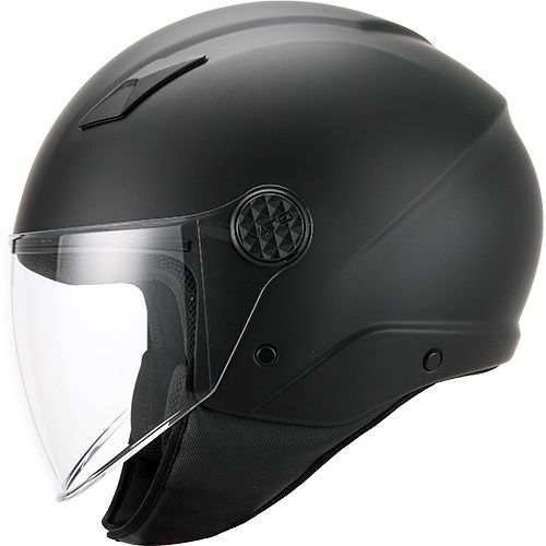 Helm vito jet uno mat zwart