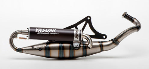 Uitlaat Yasuni R Zwart Piaggio 2T – Zip 2T / Runner / Typhoon / NRG – TUB420B