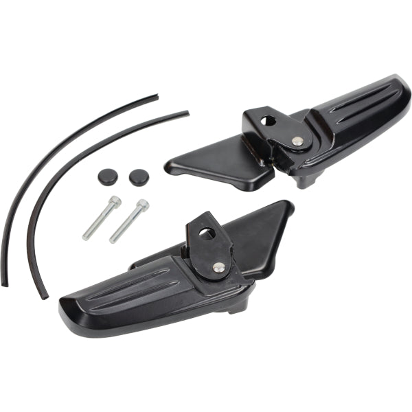 Duo-voetsteun set Vespa – Zwart (Primavera / Sprint) Model Buzetti