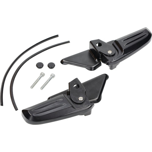 Duo-voetsteun set Vespa – Zwart (Primavera / Sprint) Model Buzetti