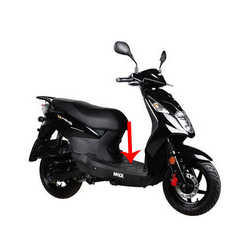 Treeplank Zwart – SYM Orbit 2 / X-Pro – Model 64310-ABF-000