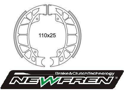 Remsegmentset achter Piaggio / Vespa Newfren GF0261 – ET2/ET4, LX, Vespa S, NRG, Runner, Zip , Typhoon