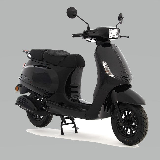 plaatwerkset nieuw type (ronde+vierkante koplamp) zwart mat 21-delig china lx/napoli, agm VX50s, vx50