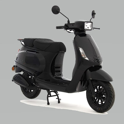 plaatwerkset nieuw type (ronde+vierkante koplamp) zwart mat 21-delig china lx/napoli, agm VX50s, vx50