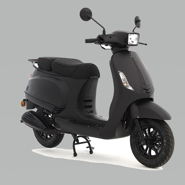 plaatwerkset nieuw type (ronde+vierkante koplamp) zwart mat 21-delig china lx/napoli, agm VX50s, vx50