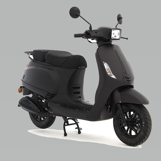 plaatwerkset nieuw type (ronde+vierkante koplamp) zwart mat 21-delig china lx/napoli, agm VX50s, vx50
