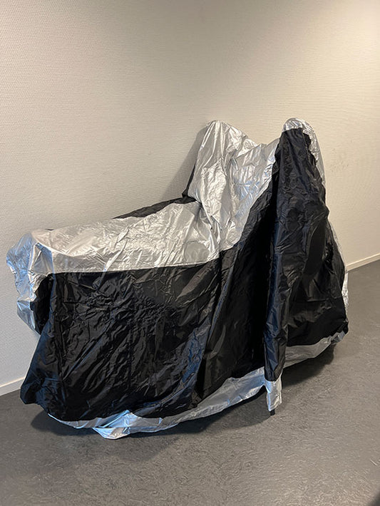 Beschermhoes Universeel Grijs – Scooter/Bromfiets – 203×89×119 cm (in doos) – Niet voor windscherm