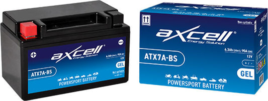 YTX7A-BS / ATX7A-BS Axcell Accu 12V – Peugeot / Kymco / China / SYM 4T