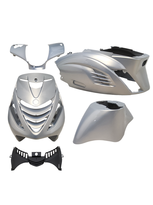 Kappenset RS1-Grill Piaggio Zip Lamborghini Zilver