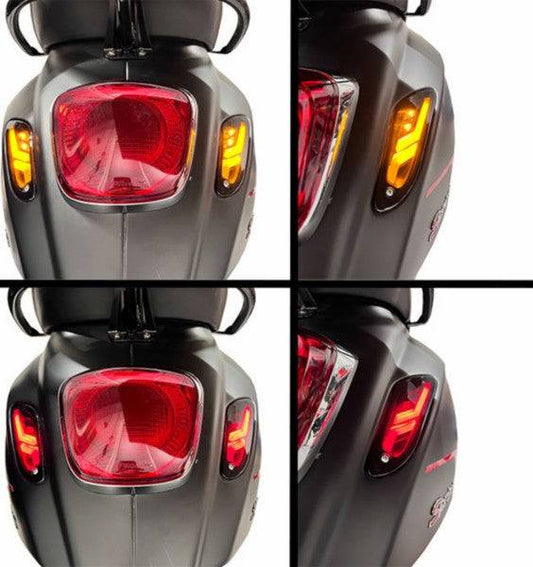 Knipperlicht LED Matrix Vespa Primavera / Sprint EVO 2.0 Smoke DMP Achterzijde