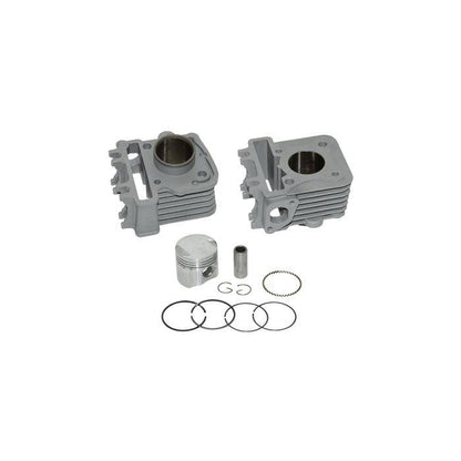 Cilinder DMP + zuiger 39mm lx 4t, sco piaggio 4t-2v, zip 4t