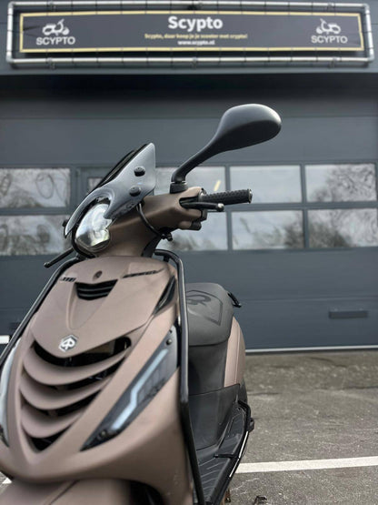 SP Kappenset Piaggio Zip 2000 Mat Bruin Power1 + Grill verlichting 6- Delig