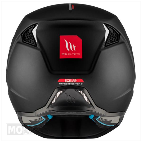MT Helm Streetfighter SV Stripe – Mat Zwart – ECE 22.06 (4 helmen in 1)