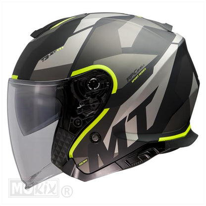Helm MT Thunder 3 SV Bow Zwart/Geel – maat S