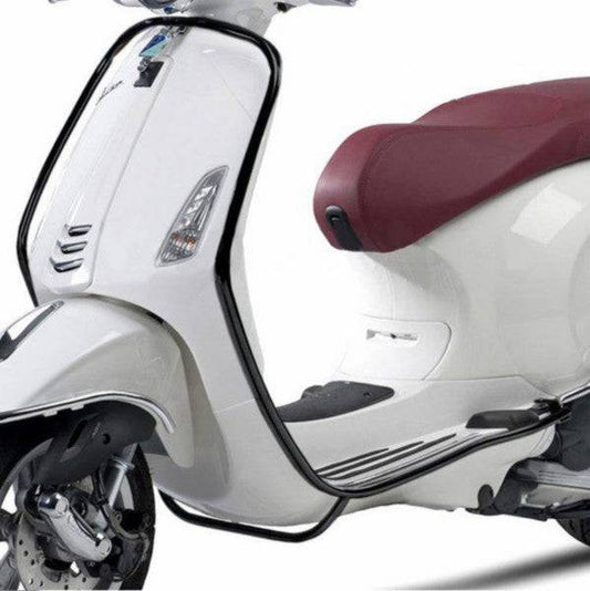 Valbeugels Voorzijde Vespa Primavera / Sprint Matzwart Origineel 1B001271