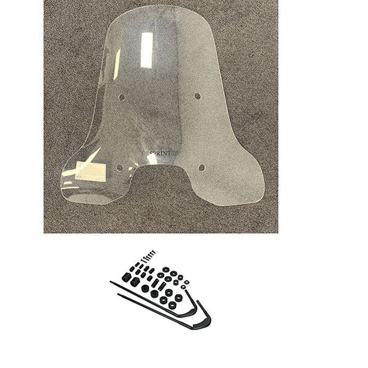 Windscherm Vespa Sprint hoog transparant