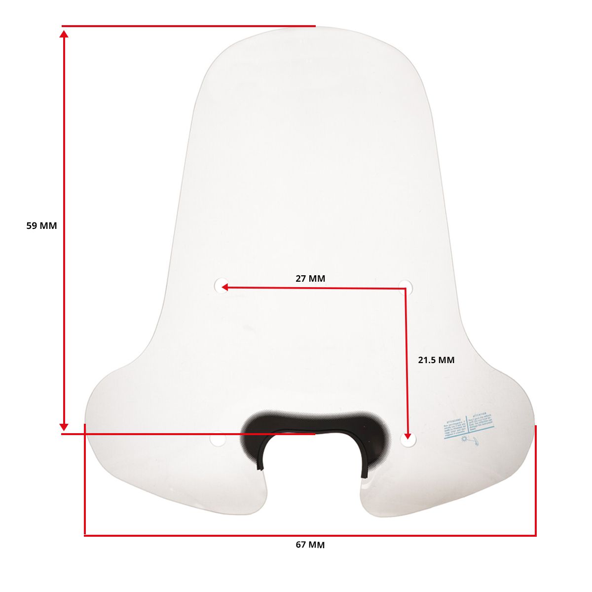 Windscherm hoog Piaggio Zip 2000