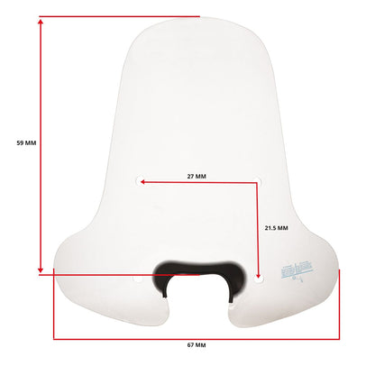 Windscherm hoog Piaggio Zip 2000