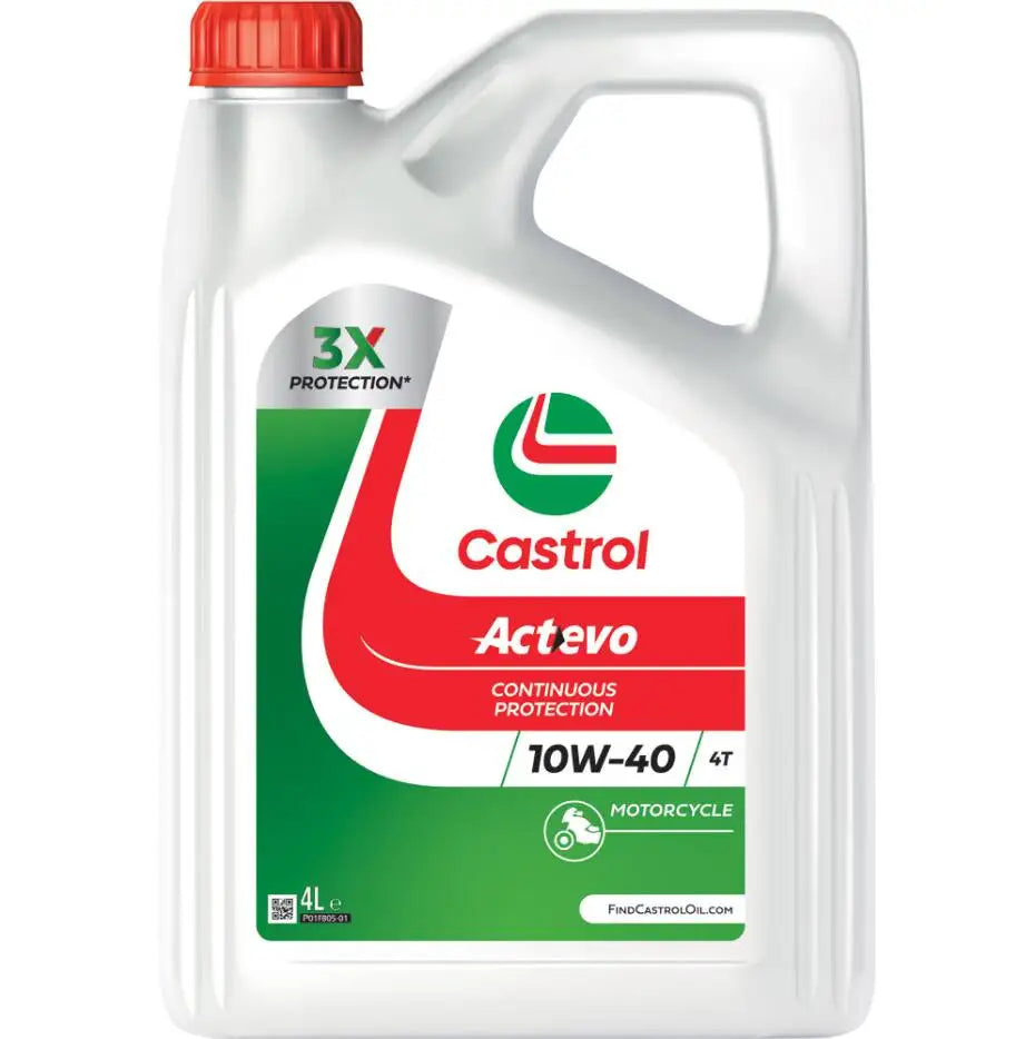 Motorfietsolie Castrol ACT>EVO 4T 10W-40 4L