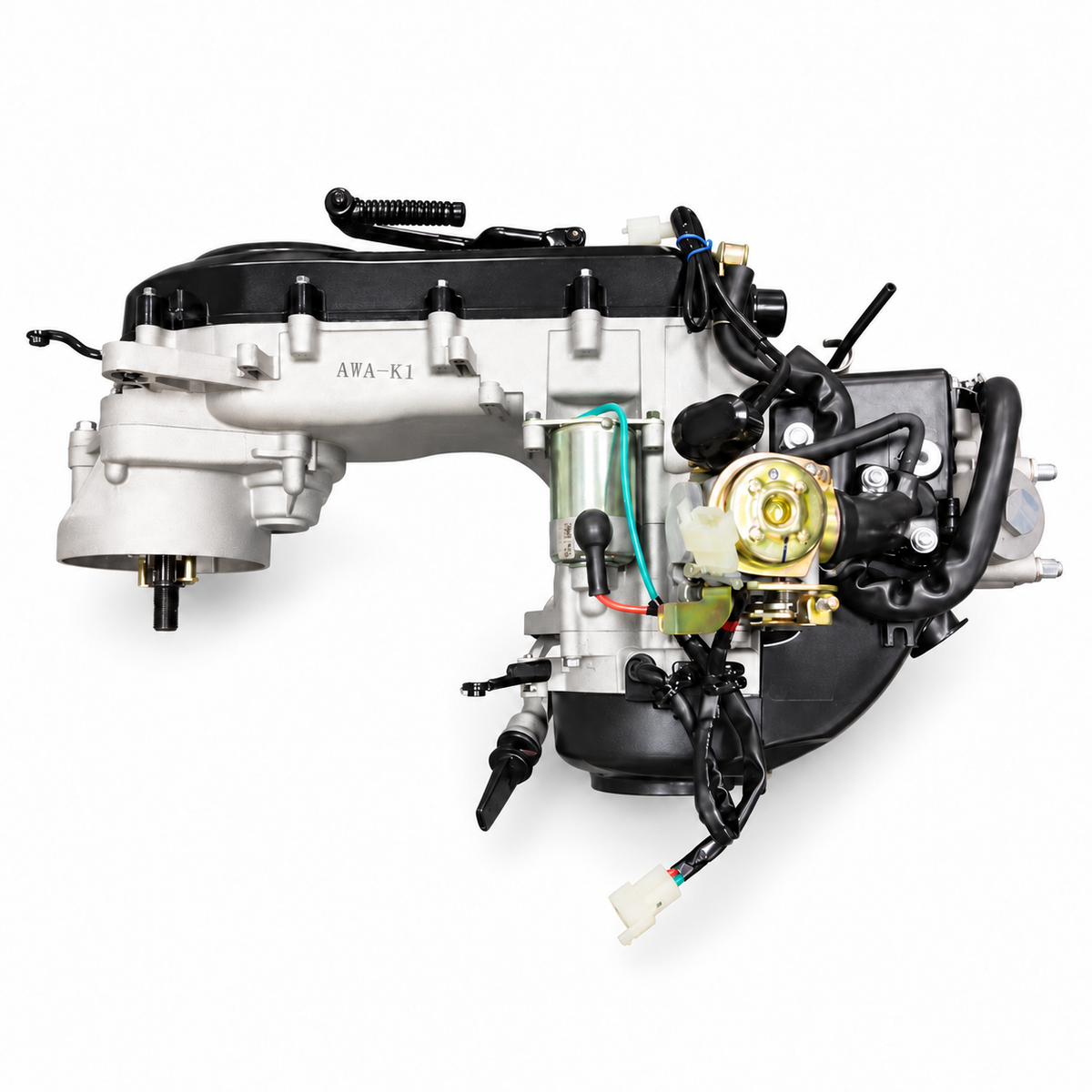 Motorblok compleet origineel SYM XSP37QMA-2 12 inch 50cc 4T – SYM / Peugeot