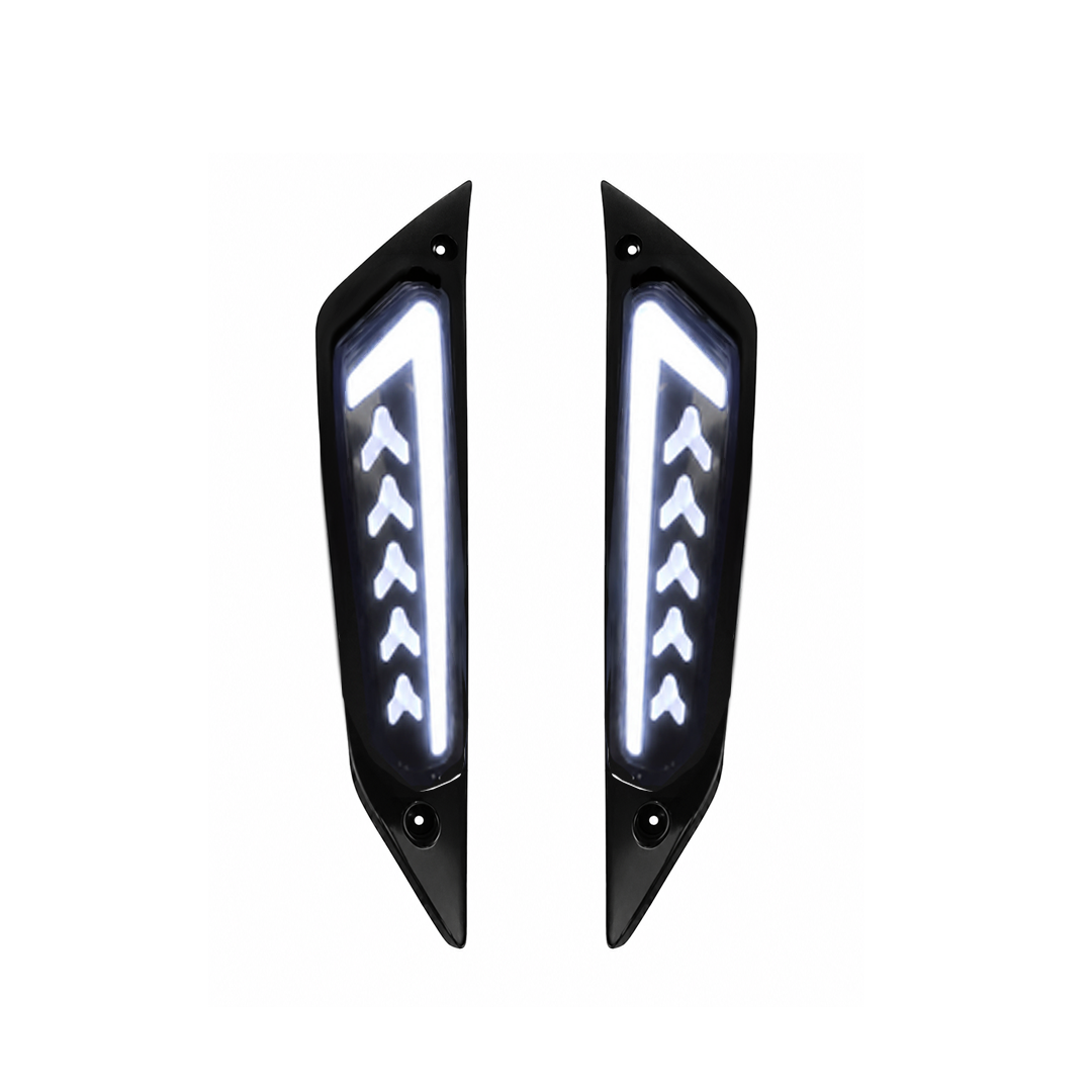 Alpha Arrow Matrix voorzijde Piaggio Zip links rechts