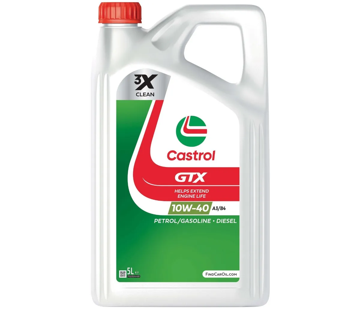 Castrol GTX 10W-40 A3/B4 Motorolie 5L 15F8FC