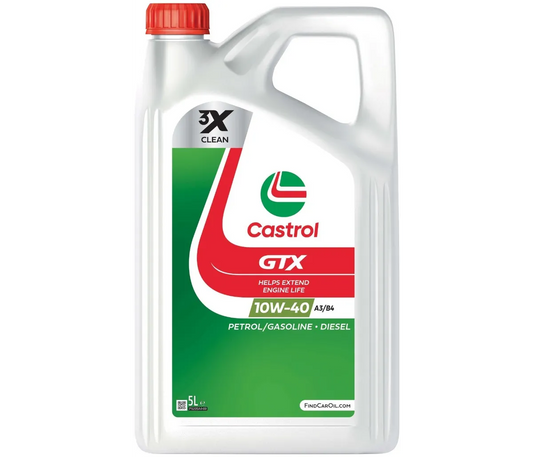 Castrol GTX 10W-40 A3/B4 Motorolie 5L 15F8FC