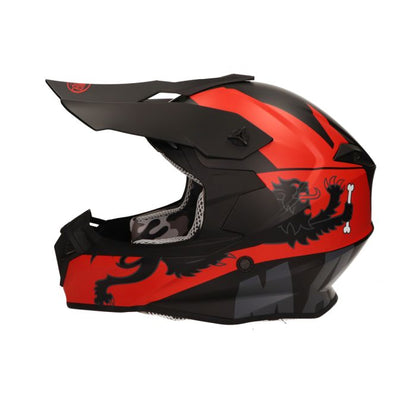 Helm malossi cross/enduro hm2 premier ( alle maten ) zwart mat