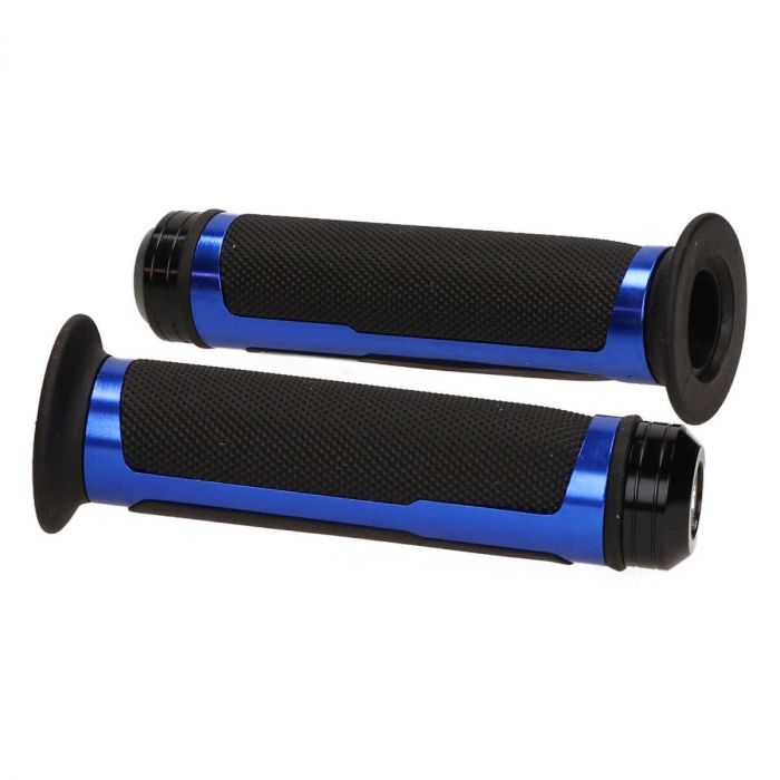 Handvatset Sportline met balansgewichten blauw-zwart universeel DMP