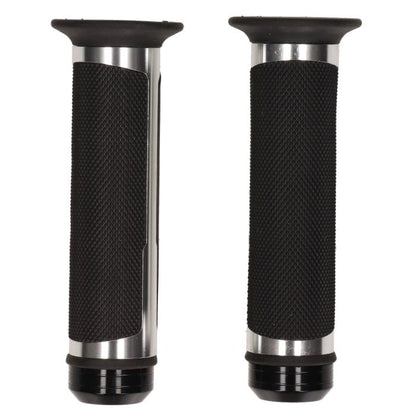 Handvatset Sportline met balansgewichten zilver-zwart universeel DMP