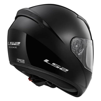 Helm ls2 integraal rookie single mono ff352 ( alle maten ) mat zwart