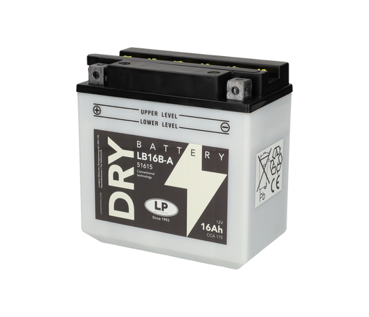 Accu Landport 51615 / YB16B-A / LB16B-A accu (12V, 16Ah, 175A)