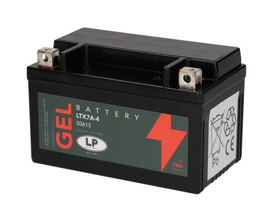 Accu Landport GEL LTX7A-4 / GTX7A-4 12V 7Ah – Kymco / SYM / Peugeot / Yamaha / Suzuki / Aprilia
